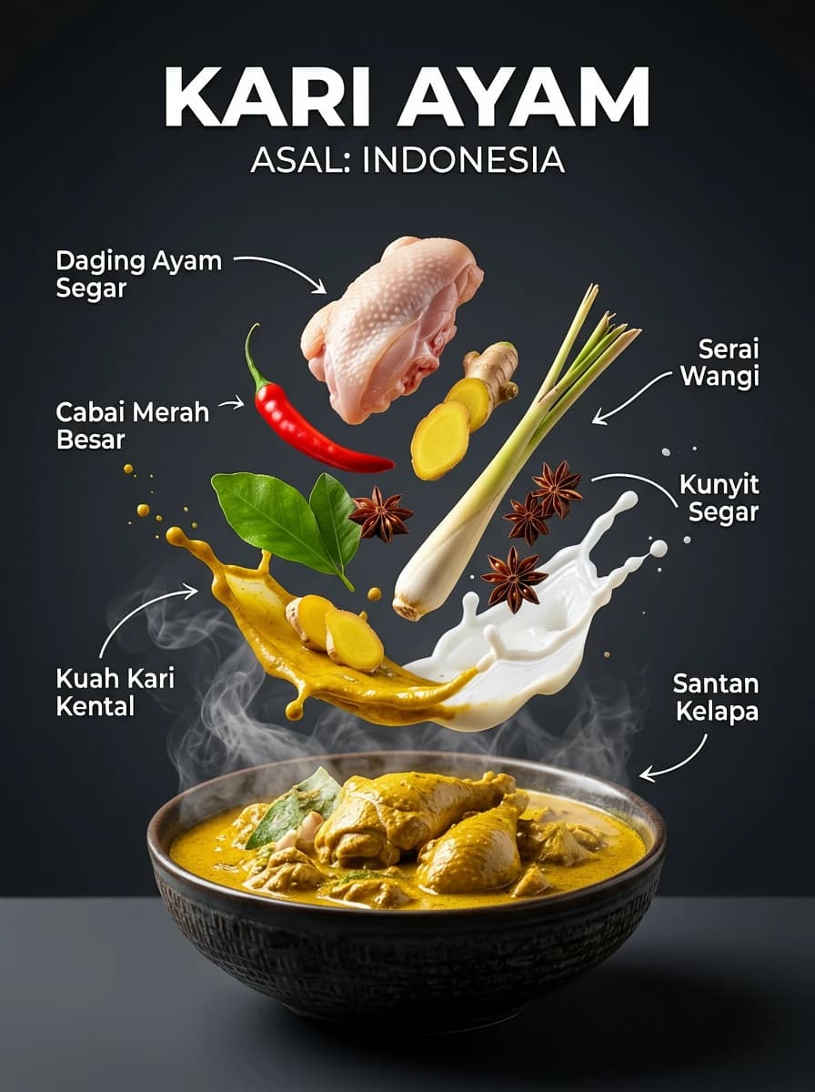 Vertically composed hyper-realistic cuisine infographic with bilingual labels, generated by ChatGPT Image