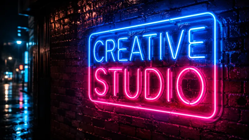 Creative Studio Neon Sign